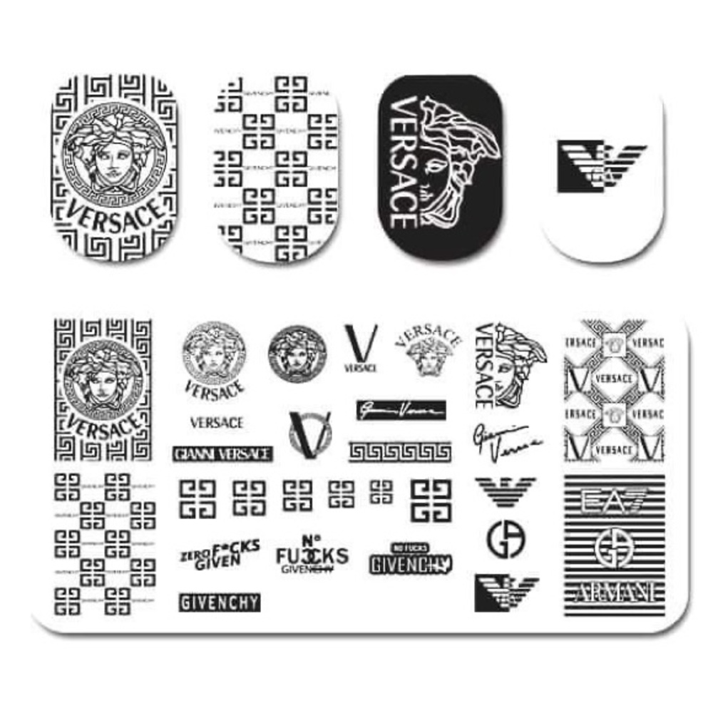 High- Quality Durable Stainless Steel Fashion Icon 111 Nail Stamping Plate